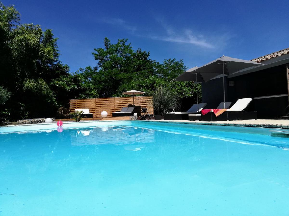 Villa Corterra Avec Piscine Et Jacuzzi Fargues-de-Langon Exterior photo